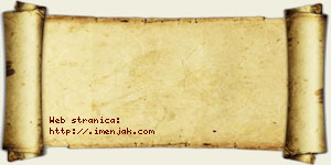 Tanja Mladić vizit kartica